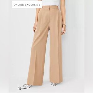ANN TAYLOR Pleated Wide Leg Pant